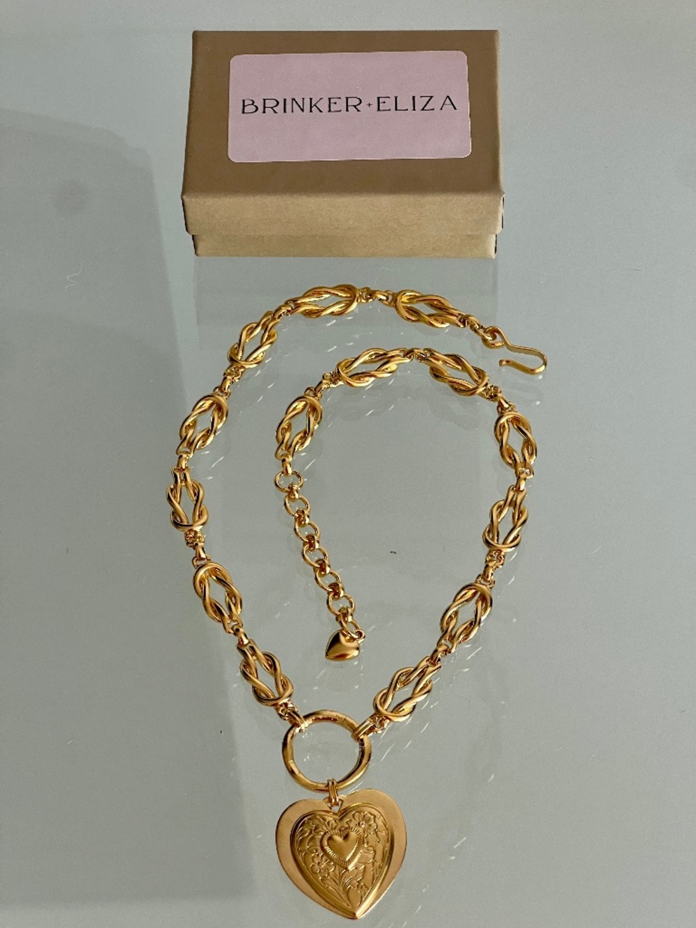 BRINKER & ELIZA Provence 24K Gold Plated Necklace
